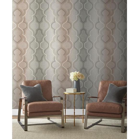 Обои York DM4943 Modern Ombre Damask Clay
