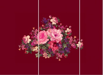 Панно Loymina V9 020 B-4 French bouquet