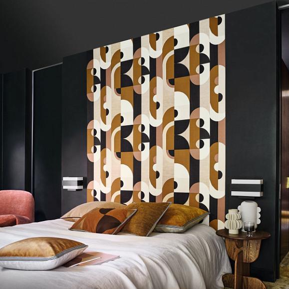 Обои Casamance 75990304 Vassily Noir/mordoré