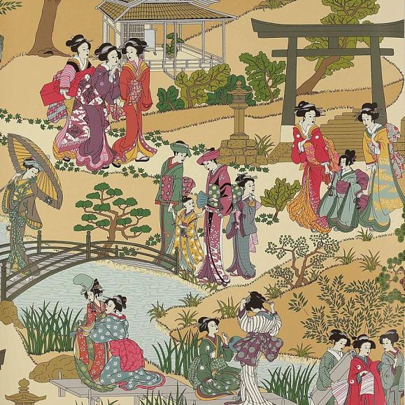 Обои Manuel Canovas 03092-03 Geishas Epice