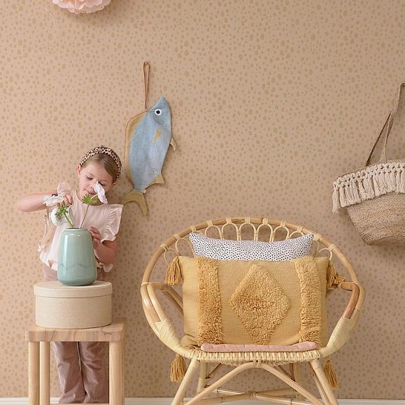 Обои Majvillan 142-02 Animal Dots Dusty Peach