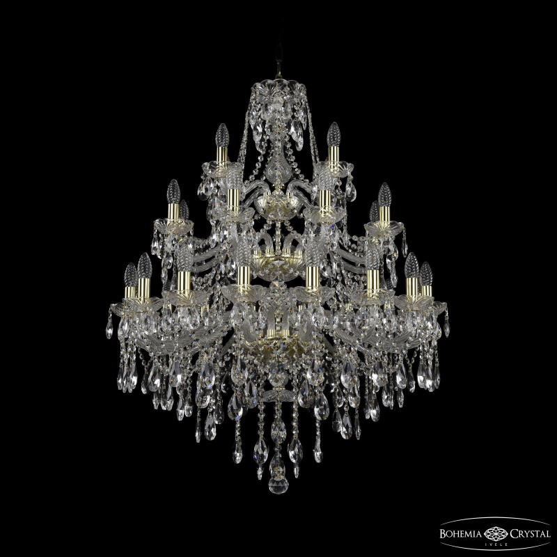 Подвесная люстра Bohemia Ivele Crystal 1415/16+8+4/300/3d G