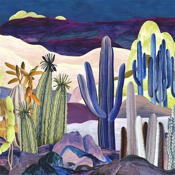 Панно Christian Lacroix PCL7046/01 Lanzarote Garden Indigo