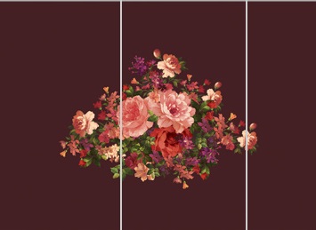Панно Loymina V9 004 B-4 French bouquet