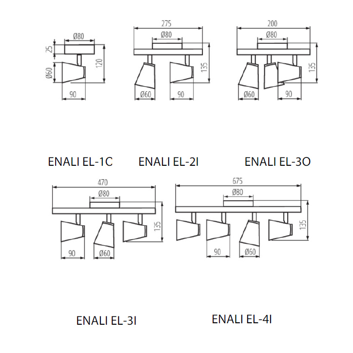 Cпот Kanlux Enali EL-1O W 28760