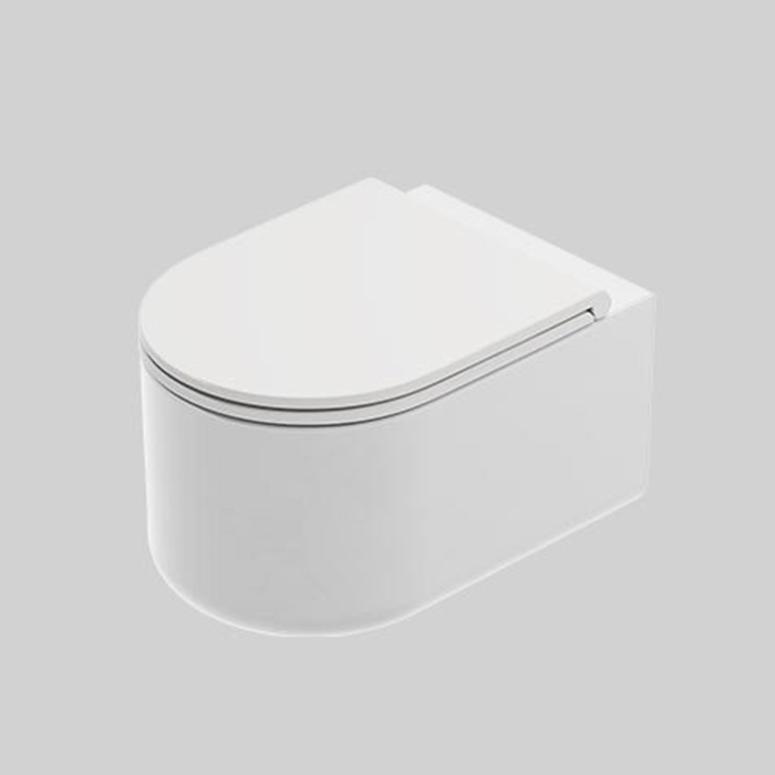 Artceram Solida Унитаз подвесной Reel 36x53 см, покрытие Saniglaze, цвет: белый матовый