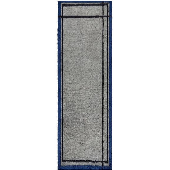 Ковровая дорожка Designers Guild RUGDG0739 Mousson Graphite 75 x 250 см