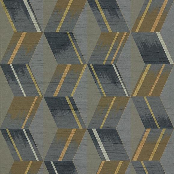 Обои Zoffany 312895 Rhombi Anthracite
