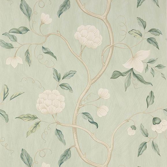 Обои Colefax and Fowler 07949/12 Snow Tree Pale Aqua