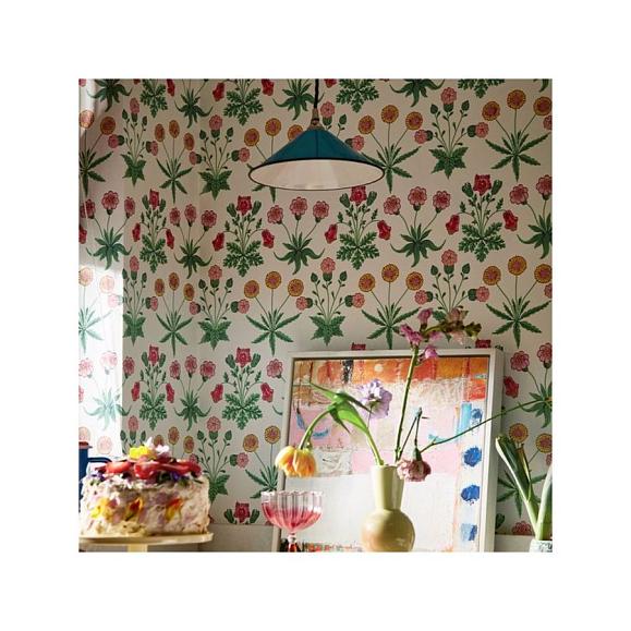 Обои Morris 510005 Daisy Strawberry Fields