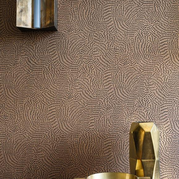 Обои Casamance 75722752 Passy Doré/noir