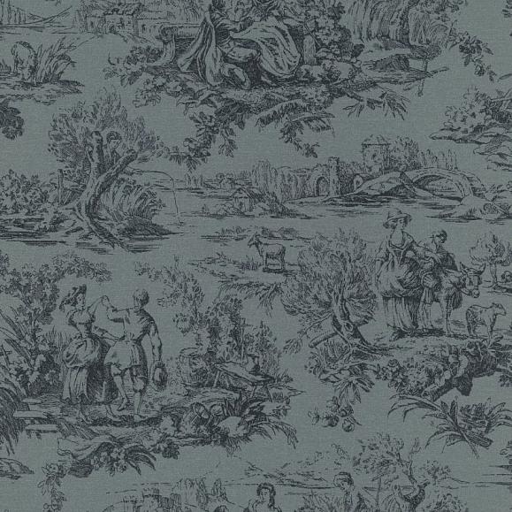 Обои Little Greene 0263LOHICKS Lovers' Toile Hicks' Blue