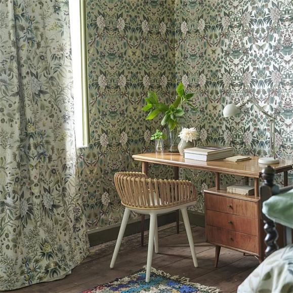 Обои Designers Guild PDG1156/03 Ikebana Damask Gilver