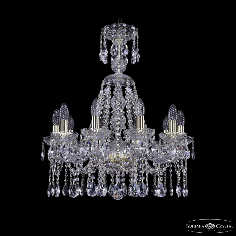 Подвесная люстра Bohemia Ivele Crystal 1413/10/200/XL-66 G