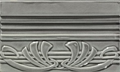 TED4 Бордюр EPOQUE Terminale Deco Grey Craquele 12x20