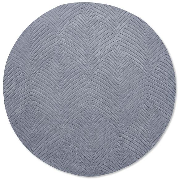 Ковер Wedgwood 38904 (D150) Folia Round Cool Grey 150 x 150 см