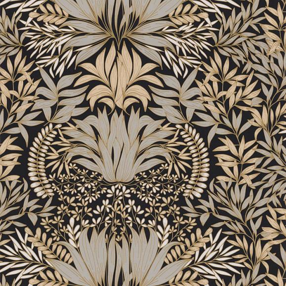 Обои Casamance 75733670 Chardon Noir/doré