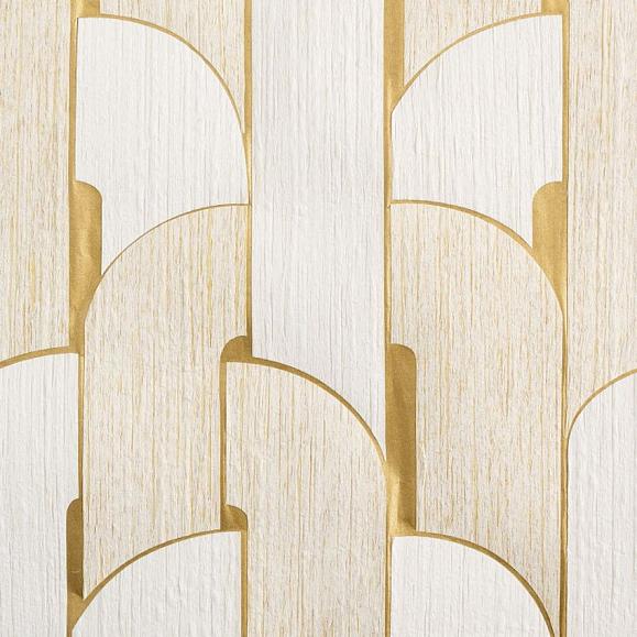 Обои Casamance 71270199 Ikopa Blanc doré