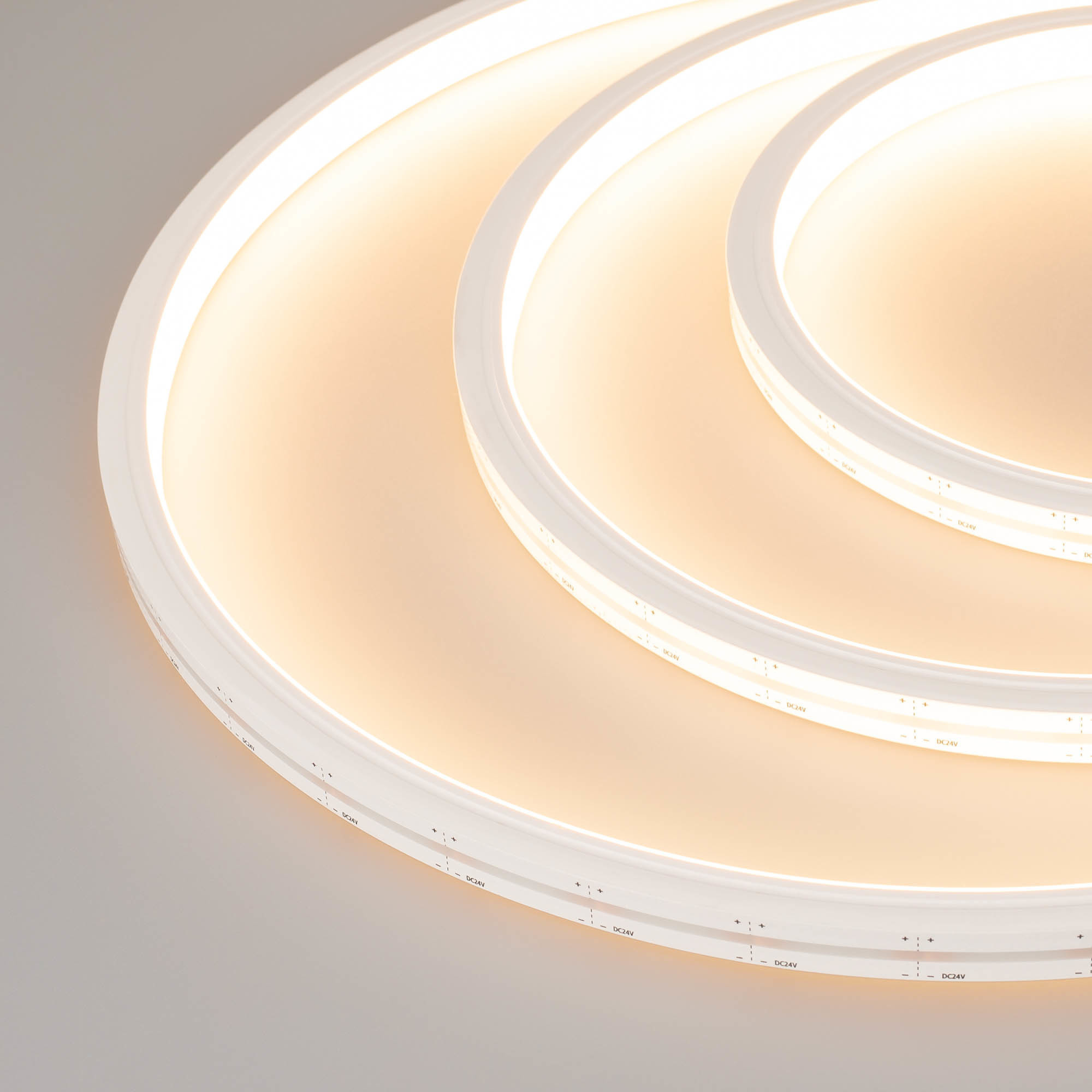Лента герметичная Arlight MOONLIGHT-TOP-M252-13x12mm 24V White-MIX (12 W/m, IP67, 2216, 5m, Wire x1) 038605