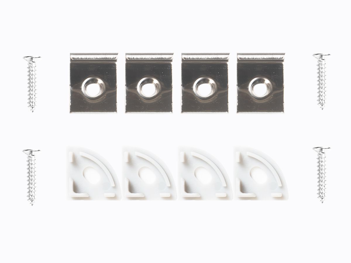 Профиль угловой LEDS POWER СПУ1616 алюм. анод-й с матовым рассеивателем 2м 008134