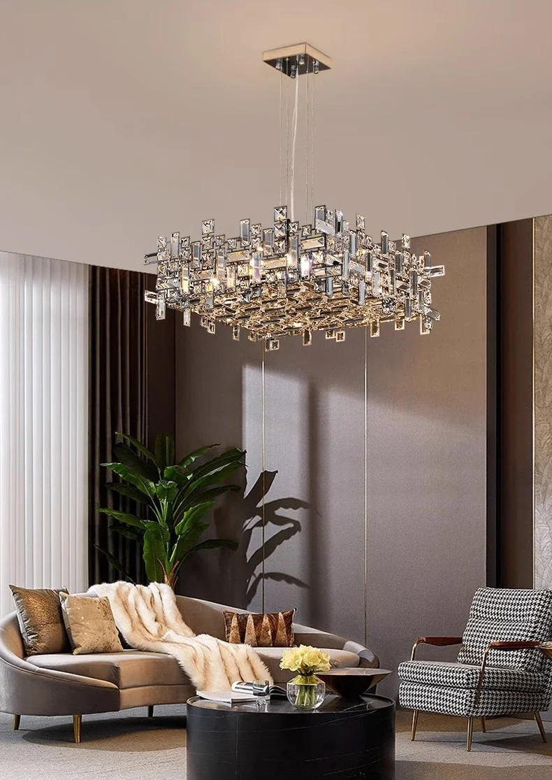 Подвесная люстра Delight Collection P7838-W50 chrome
