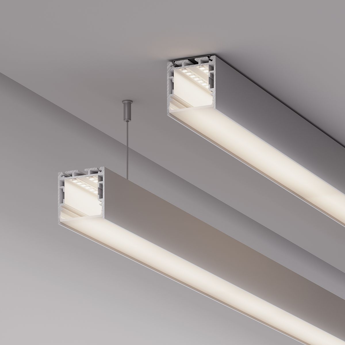 Профиль Arlight SL-LINE-3535-2000 ANOD с рефлектором (Алюминий) 064460