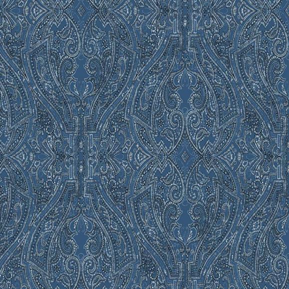 Обои York HO2132 Ascot Damask Cobalt