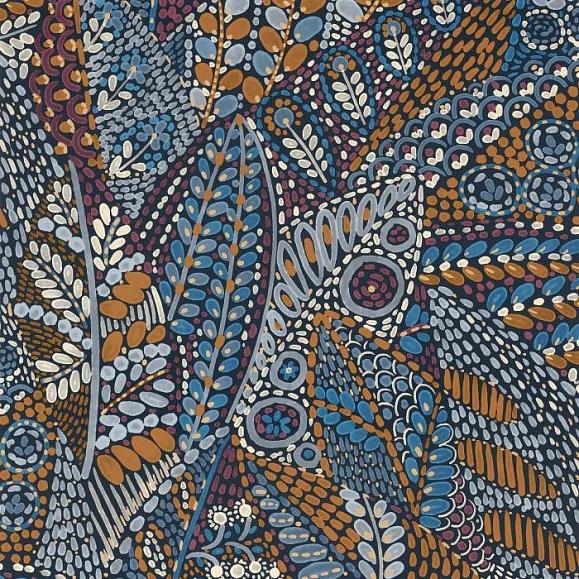 Обои Casamance 76310712 Talavera Marine/ocre