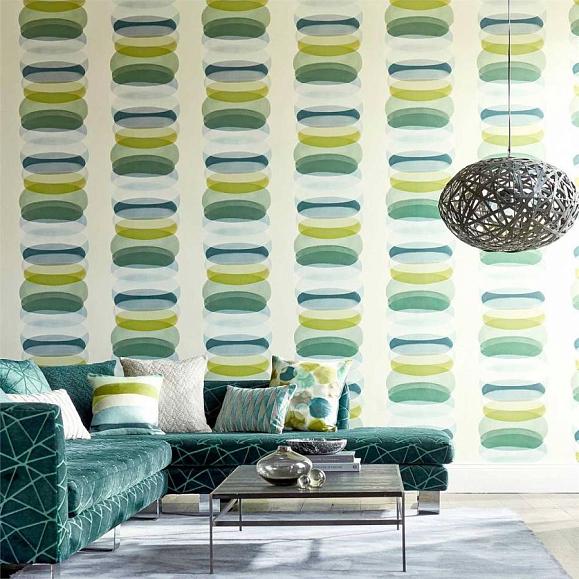 Обои Harlequin 112195 Elliptic Emerald