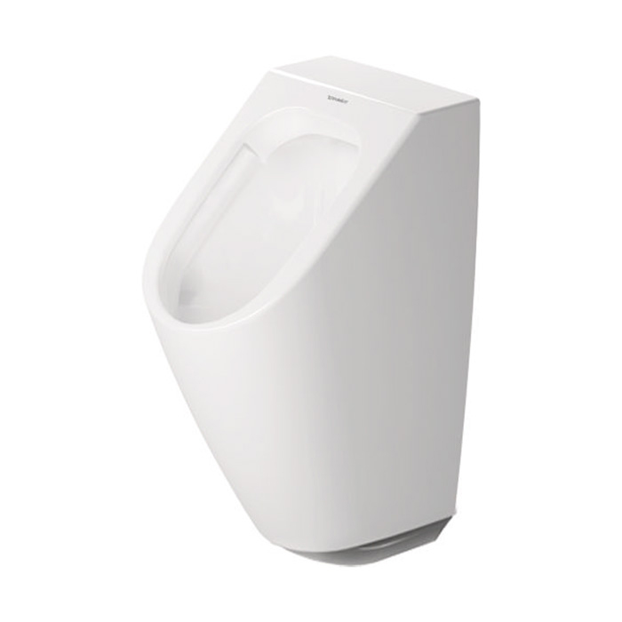 Duravit Me by Starck Электронный безободковый писсуарс питанием от сети (в комплекте сифон, блок питания и подвод воды)