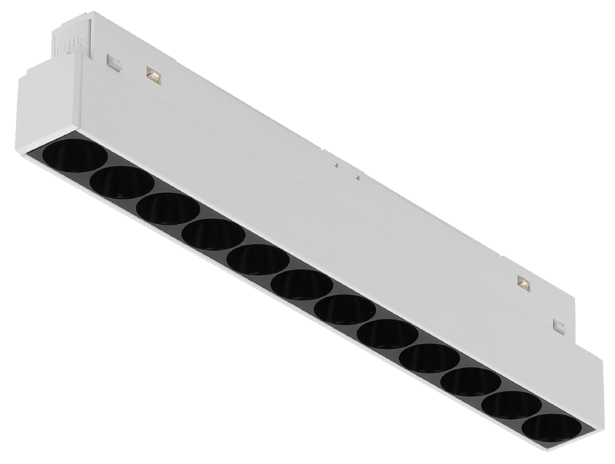 Трековый магнитный светильник iLedex Vision 4822-002-L235-12W-38DG-3000K-WH