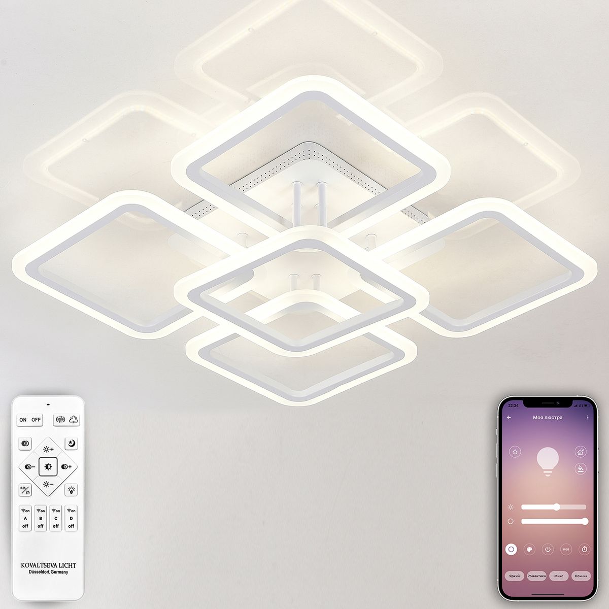Потолочный светильник Natali Kovaltseva HIGH-TECH LED LAMPS 82022