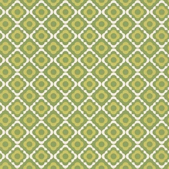 Обои Paint & Paper Library 0360QUCHELS Quatrefoil Chelsea Green Il
