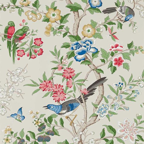 Обои Sanderson 217113 Chinoiserie Hall Linen/ Chintz