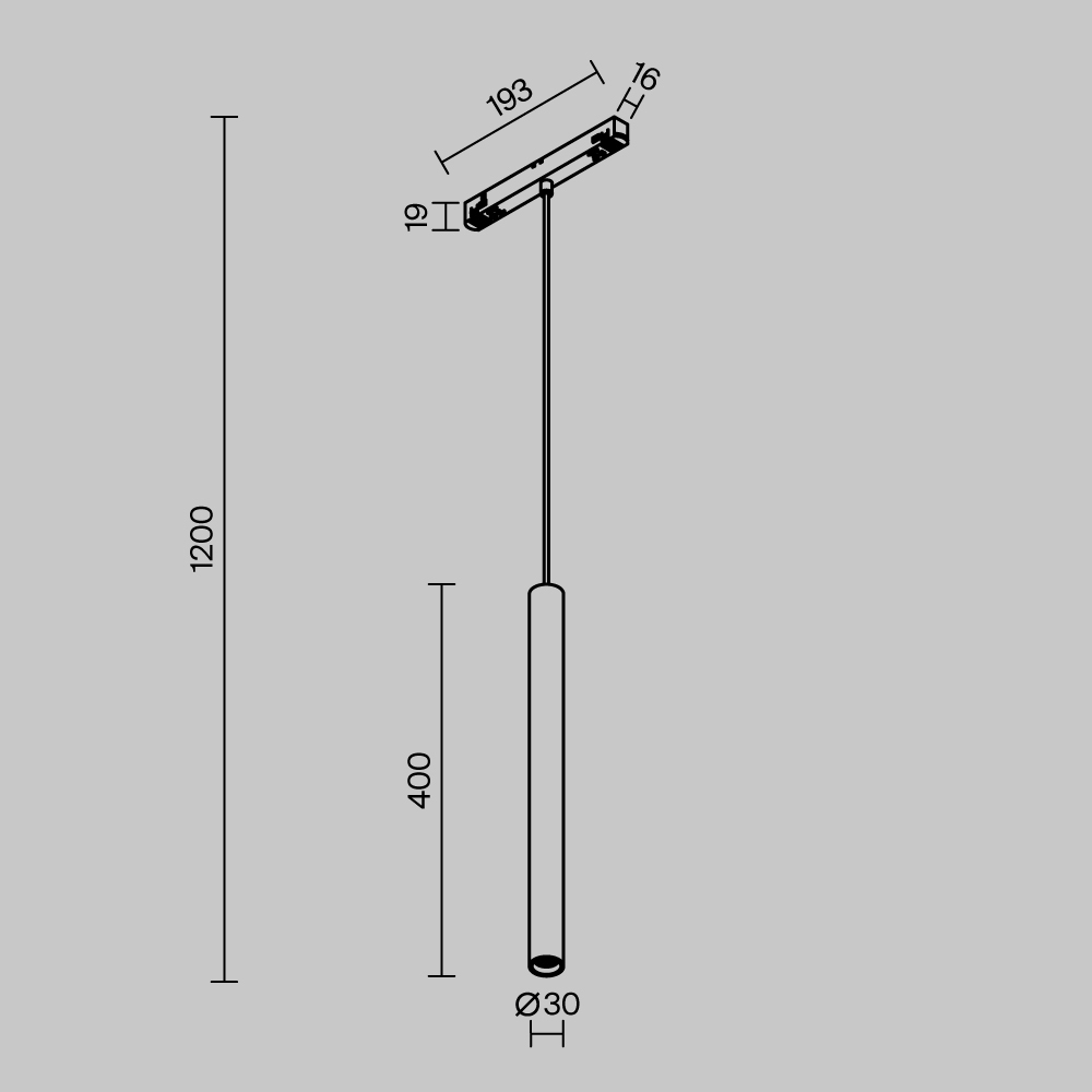 Трековый магнитный светильник Maytoni FOCUS LED TR226-4-5WTW-M-DD2-W