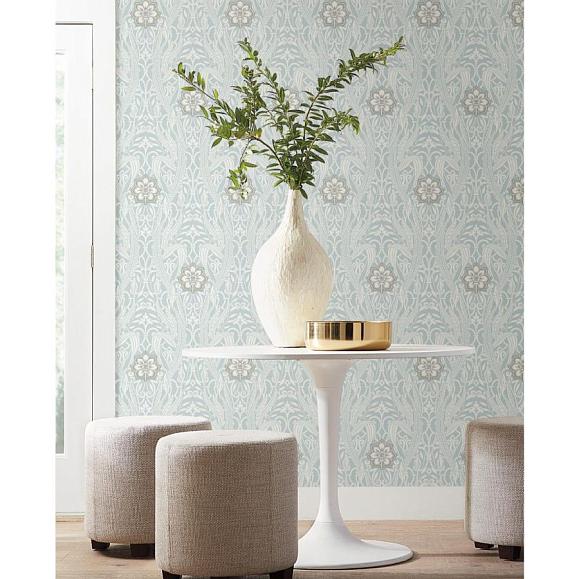 Обои York DM4991 Gatsby Damask Sky