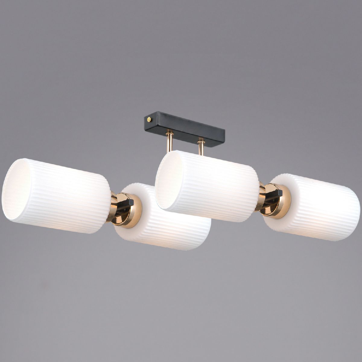 Потолочная люстра Illumico IL0809-4ASQ-25 BK AB NAPLES