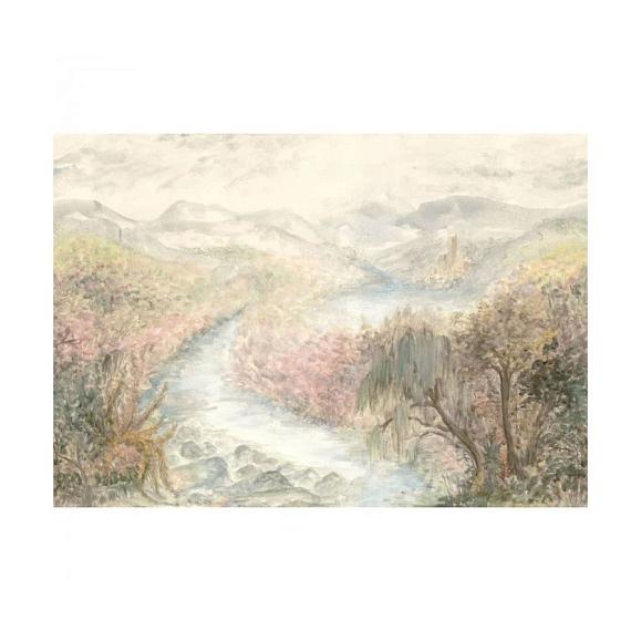 Панно Casadeco 200124111 Ruisseau De Joie Rose nude