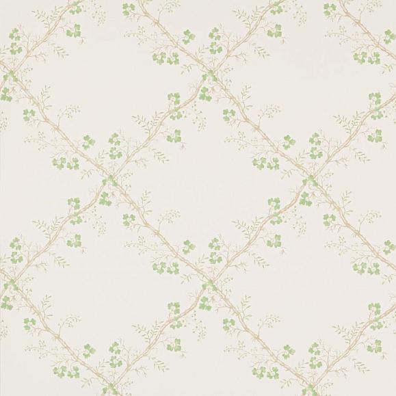 Обои Colefax and Fowler W7008-02 Trefoil Trellis Leaf