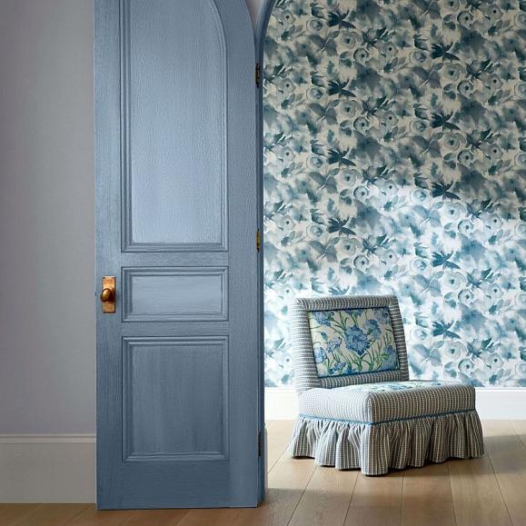 Обои Harlequin 113138 Flores Cornflower/First Light/Denim