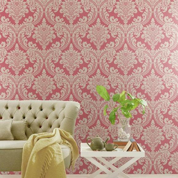 Обои York GR6026 Tapestry Damask Crimson