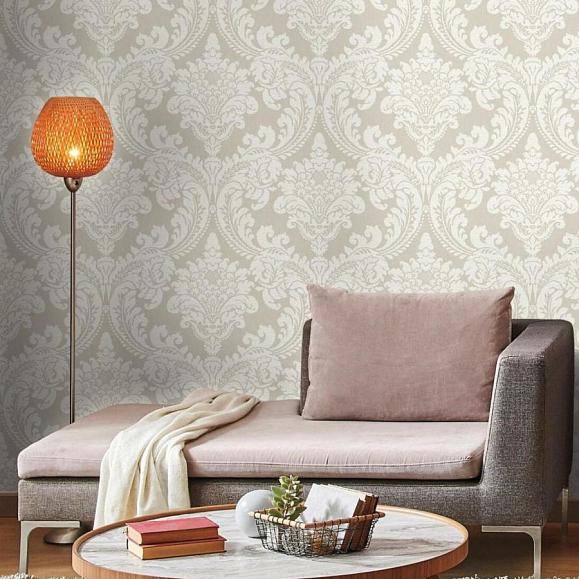Обои York GR6023 Tapestry Damask Linen