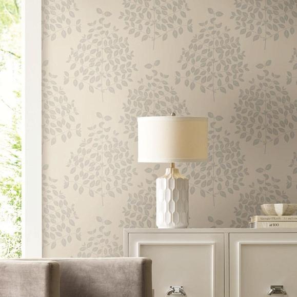 Обои York OS4251 Tender Cream/Silver