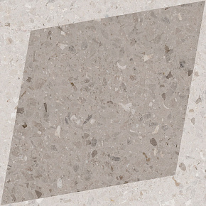 КерГранит DROPS NATURAL RHOMBUS DECOR TAUPE 18,5x18,5 см