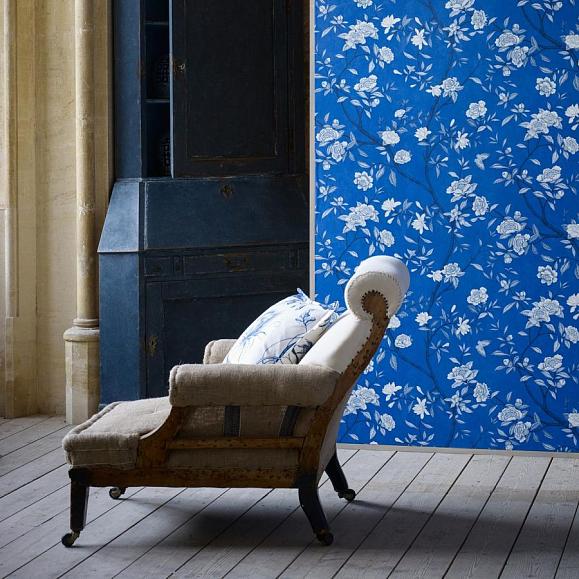 Обои Zoffany 313031 Nostell Priory Lazuli