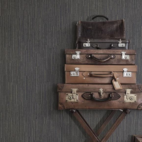 Обои York 5851 Weekender Weave Black/Glint