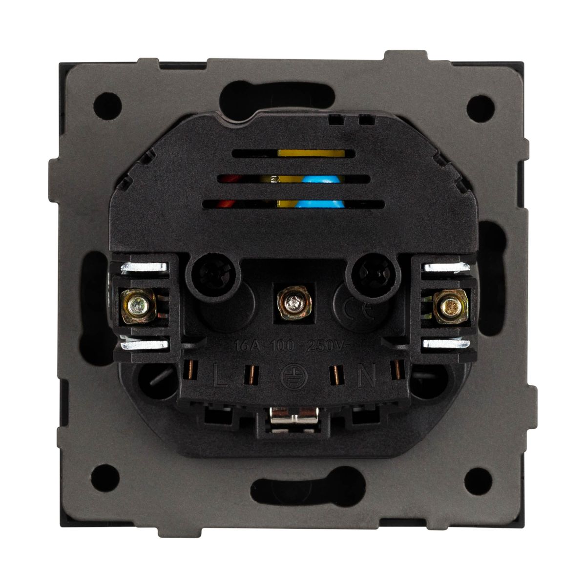 Механизм розетки с USB зарядкой Arlight SCT-TENDO-MUAA-SFPL-BK (230V, 16A) 054603