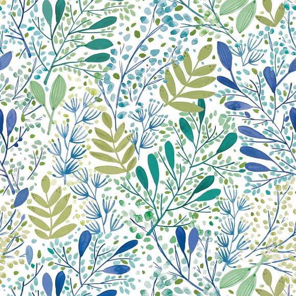 Панно Caselio 104707004 Wild Grass Vert Blanc