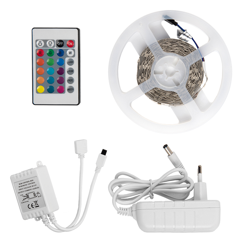 Светодиодная лента (комплект) General GLS-5050-30-7.2-12-IP20-PRO-RGB-5-KIT 503622