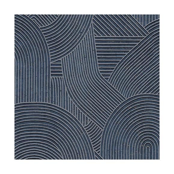 Обои Casadeco 88756819 Jardin Des Pierres Bleu encre